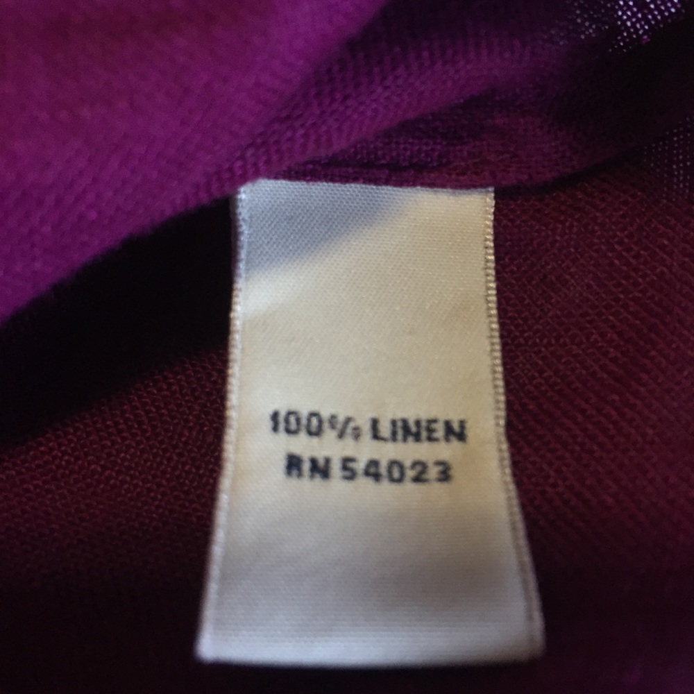 Banana Republic // Purple Linen Top - Picture 5 of 8